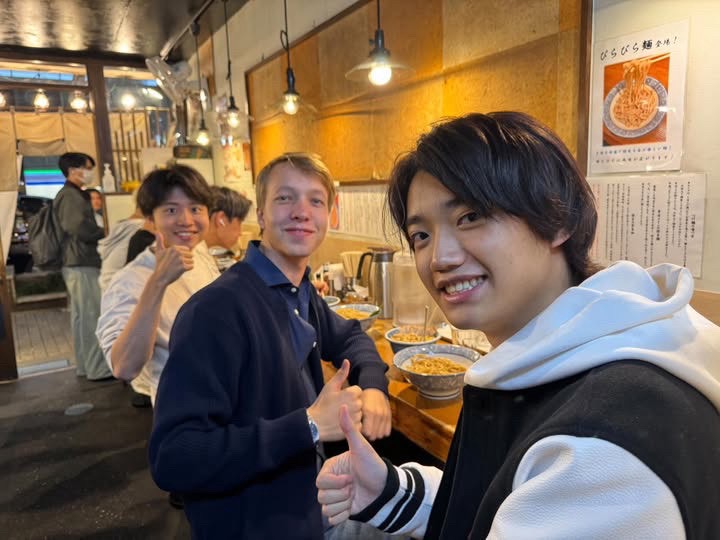 Dining experience with students